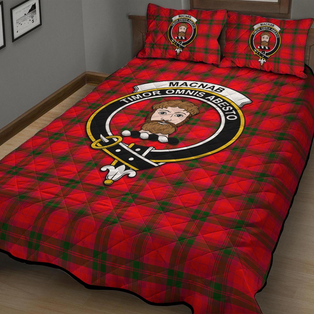 MacNab Modern Tartan Quilt Bed Set with Family Crest - Tartan Vibes Clothing