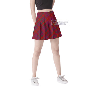 MacNab Old Tartan Women's Plated Mini Skirt Cross Style