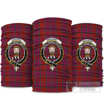 MacNab Old Tartan Neck Gaiters, Tartan Bandanas, Tartan Head Band with Family Crest