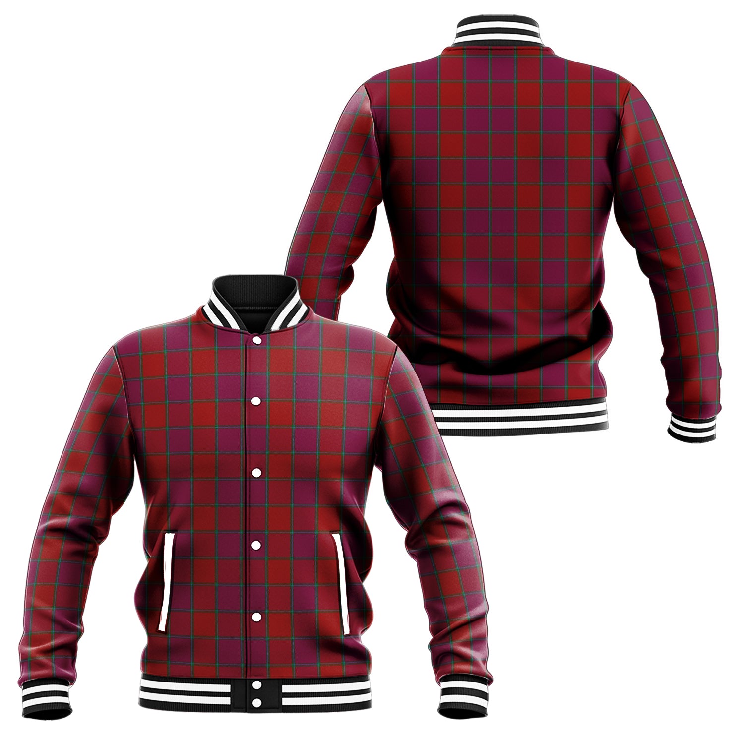 MacNab Old Tartan Baseball Jacket Unisex - Tartan Vibes Clothing