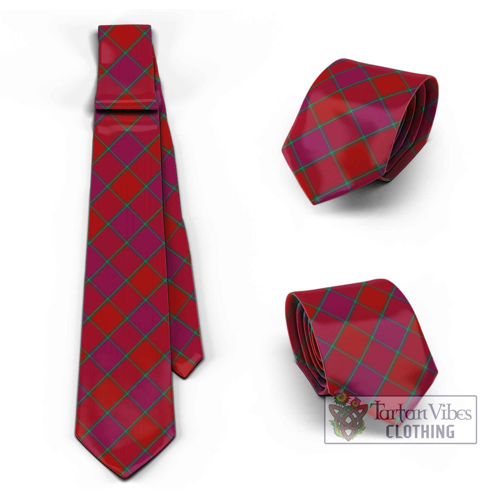 Tartan Vibes Clothing MacNab Old Tartan Classic Necktie Cross Style