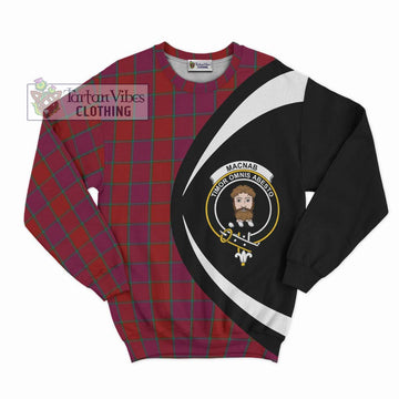 MacNab Old Tartan Sweatshirt with Family Crest Circle Style