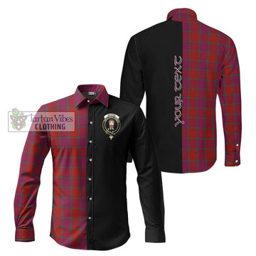 MacNab Old Tartan Long Sleeve Button Shirt with Family Crest and Half Of Me Style