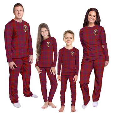 MacNab Old Tartan Pajamas Family Set with Family Crest