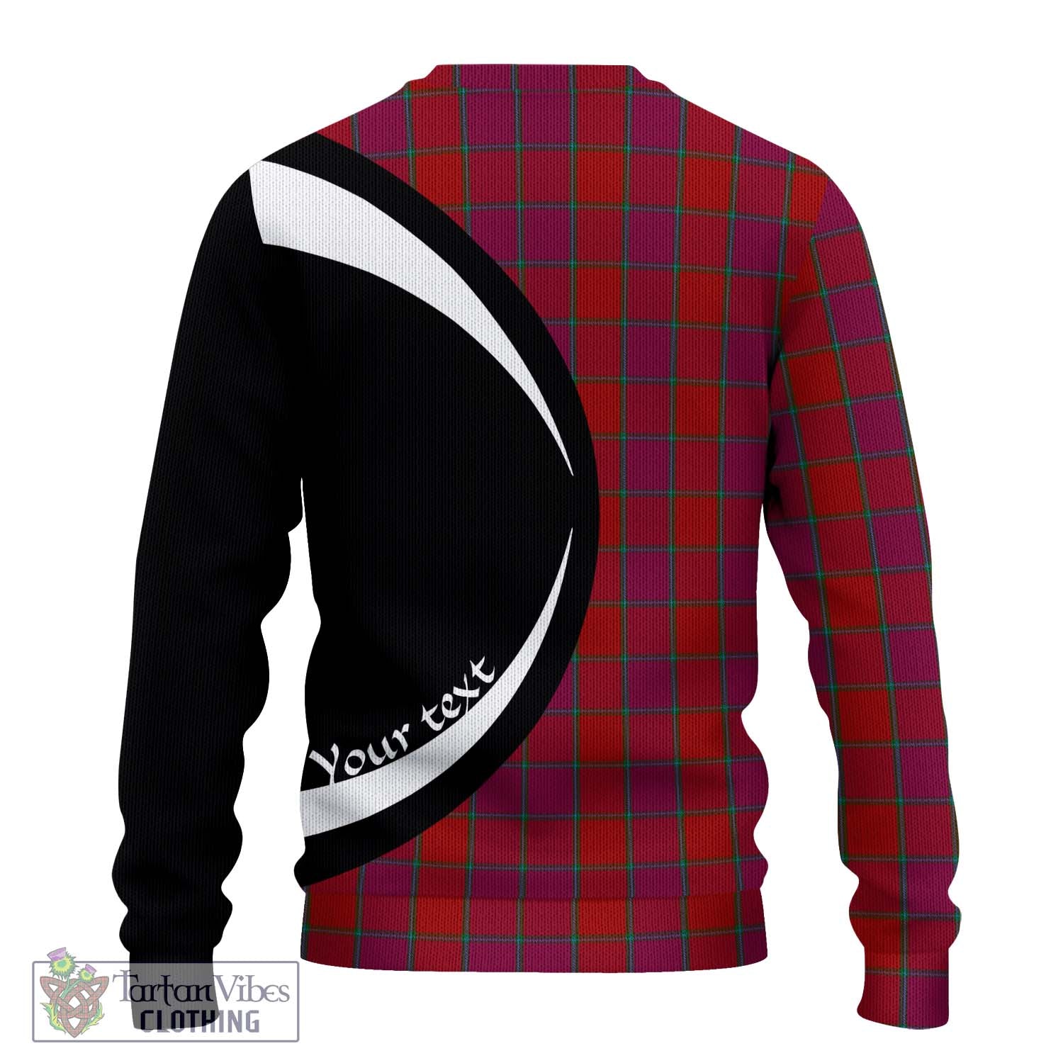 MacNab Old Tartan Knitted Sweater with Family Crest Circle Style - Tartan Vibes Clothing