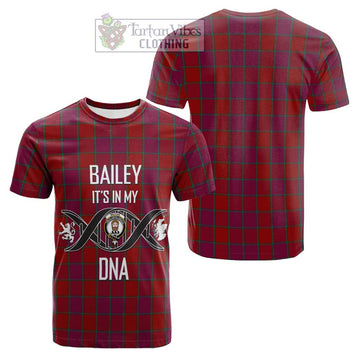 MacNab Old Tartan Cotton T-shirt with Family Crest DNA In Me Style