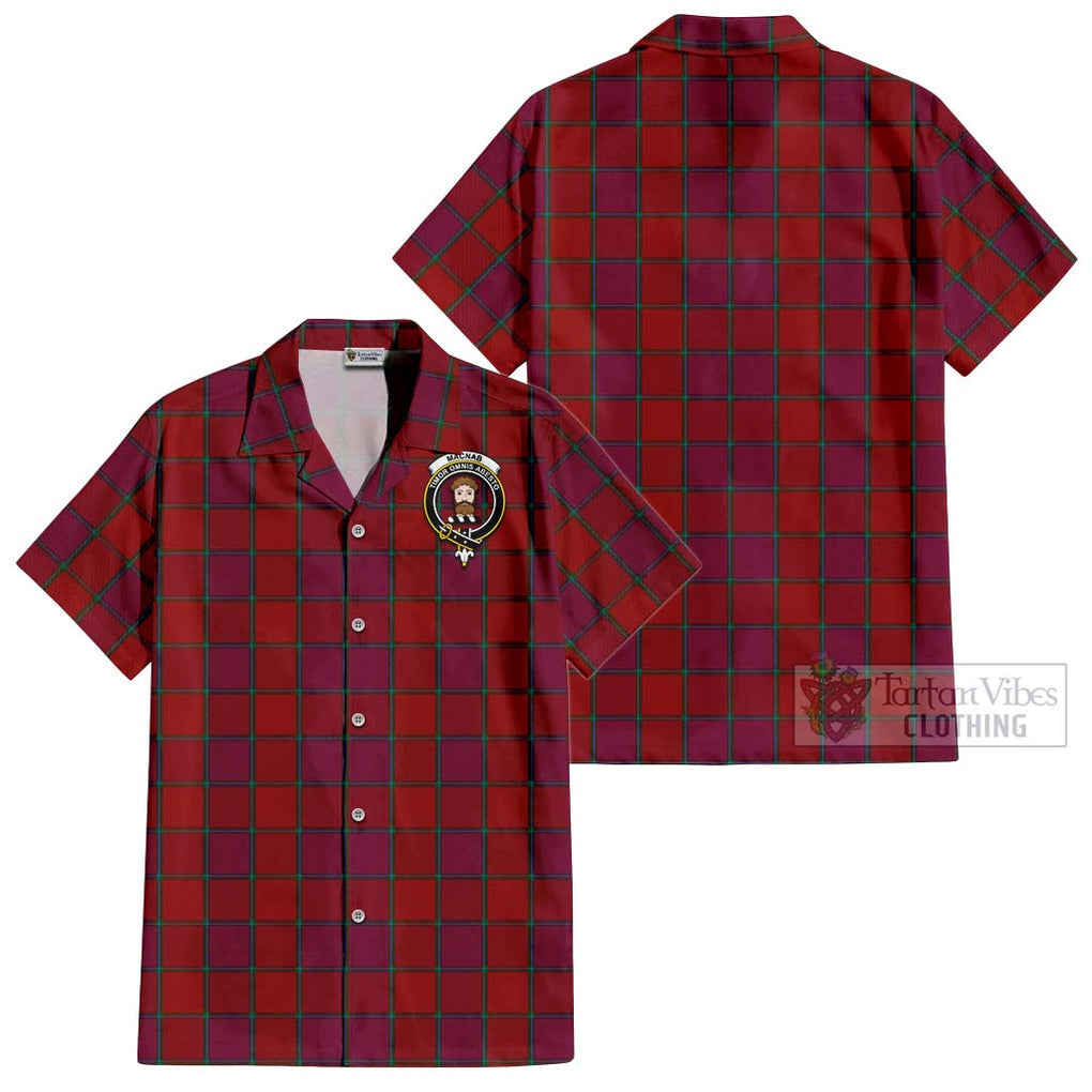 MacNab Old Tartan Cotton Hawaiian Shirt with Family Crest Kid - Tartan Vibes Clothing