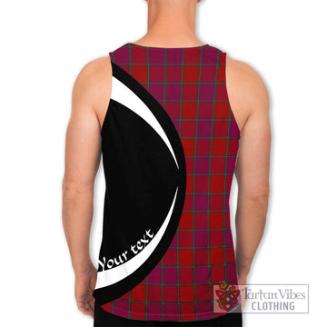 MacNab Old Tartan Men's Tank Top with Family Crest Circle Style