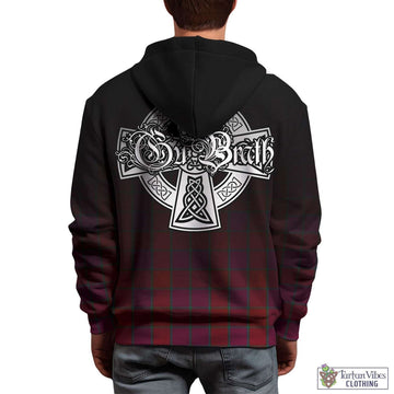 MacNab Old Tartan Hoodie Featuring Alba Gu Brath Family Crest Celtic Inspired