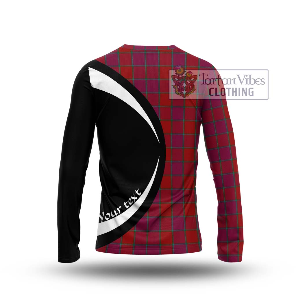 MacNab Old Tartan Long Sleeve T-Shirt with Family Crest Circle Style - Tartan Vibes Clothing