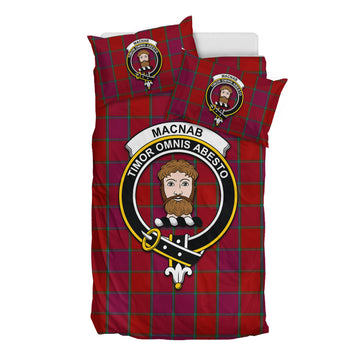 MacNab Old Tartan Bedding Set with Family Crest