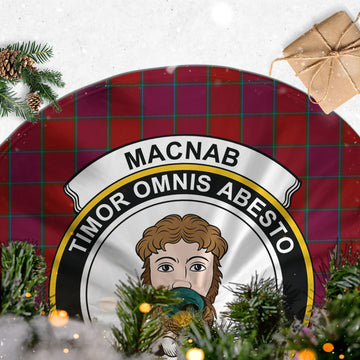 MacNab Old Tartan Christmas Tree Skirt with Family Crest