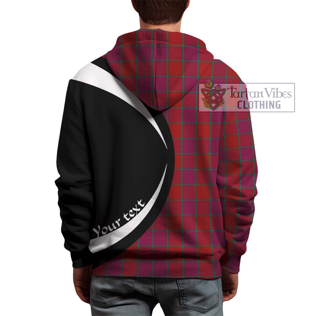 MacNab Old Tartan Hoodie with Family Crest Circle Style - Tartan Vibes Clothing