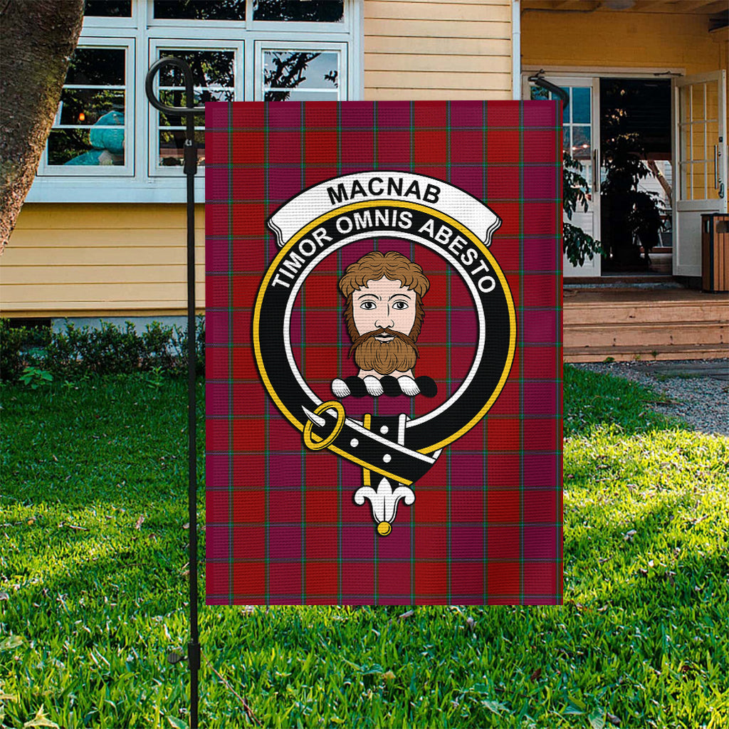 MacNab Old Tartan Flag with Family Crest - Tartan Vibes Clothing