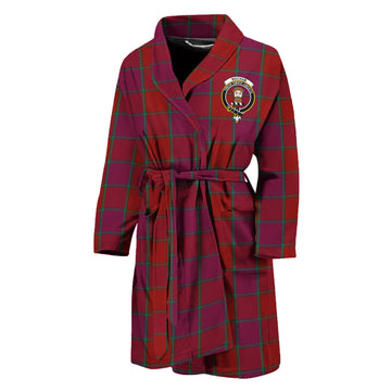 MacNab Old Tartan Bathrobe with Family Crest