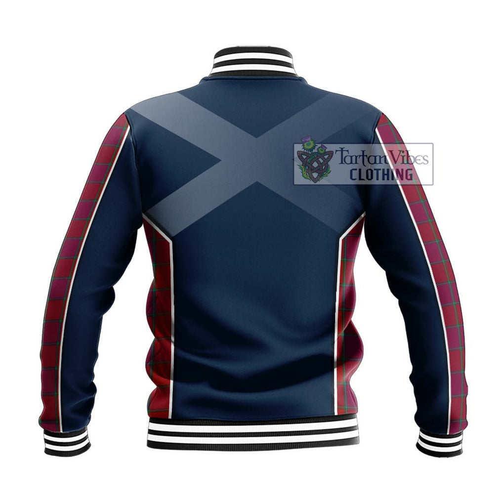 MacNab Old Tartan Baseball Jacket with Family Crest and Lion Rampant Vibes Sport Style - Tartan Vibes Clothing