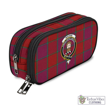 MacNab Old Tartan Pen and Pencil Case with Family Crest