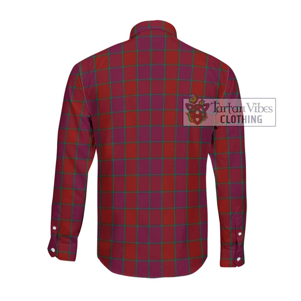 MacNab Old Tartan Long Sleeve Button Shirt with Family Crest DNA In Me Style - Tartanvibesclothing Shop