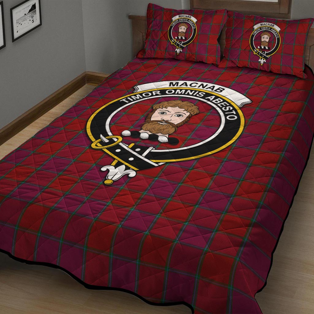 MacNab Old Tartan Quilt Bed Set with Family Crest - Tartan Vibes Clothing