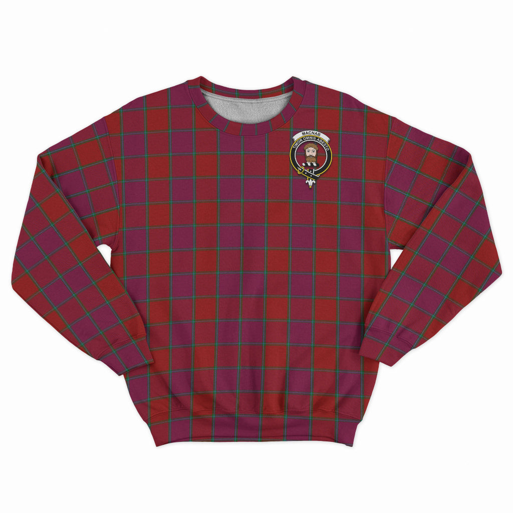 MacNab Old Tartan Sweatshirt with Family Crest - Tartan Vibes Clothing