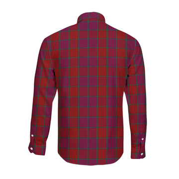 MacNab Old Tartan Long Sleeve Button Up Shirt with Family Crest