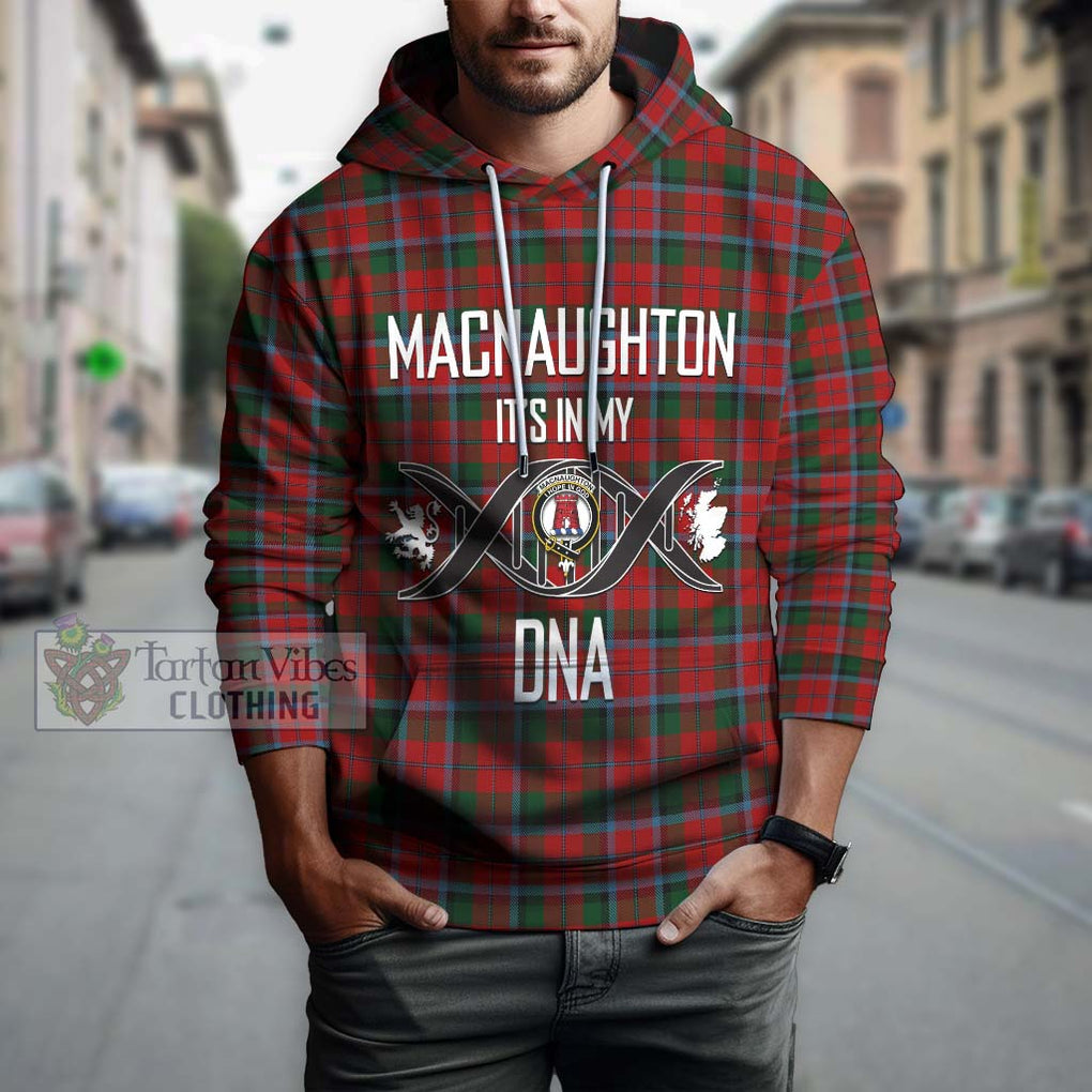 MacNaughton (McNaughton) Tartan Hoodie with Family Crest DNA In Me Style Pullover Hoodie - Tartanvibesclothing Shop