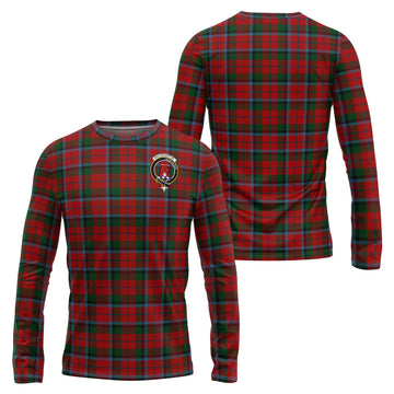 MacNaughton (McNaughton) Tartan Long Sleeve T-Shirt with Family Crest