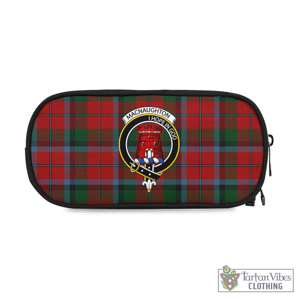 Tartan Vibes Clothing MacNaughton Tartan Pen and Pencil Case with Family Crest