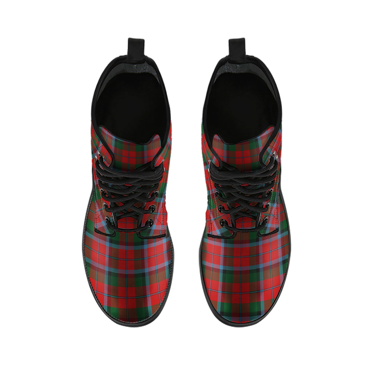 MacNaughton (McNaughton) Tartan Leather Boots - Tartan Vibes Clothing