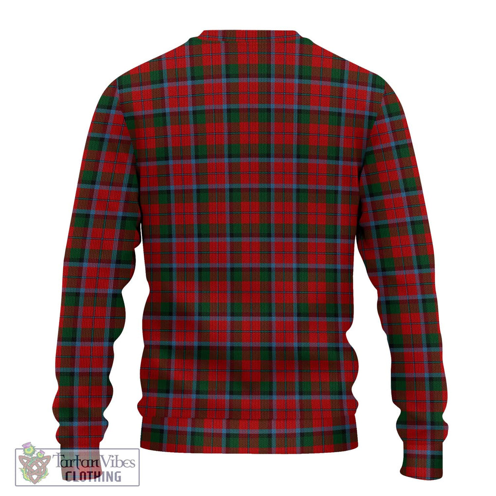 MacNaughton (McNaughton) Tartan Knitted Sweater with Family Crest DNA In Me Style - Tartanvibesclothing Shop