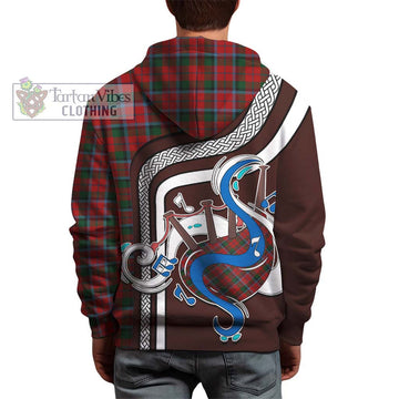 MacNaughton (McNaughton) Tartan Hoodie with Epic Bagpipe Style