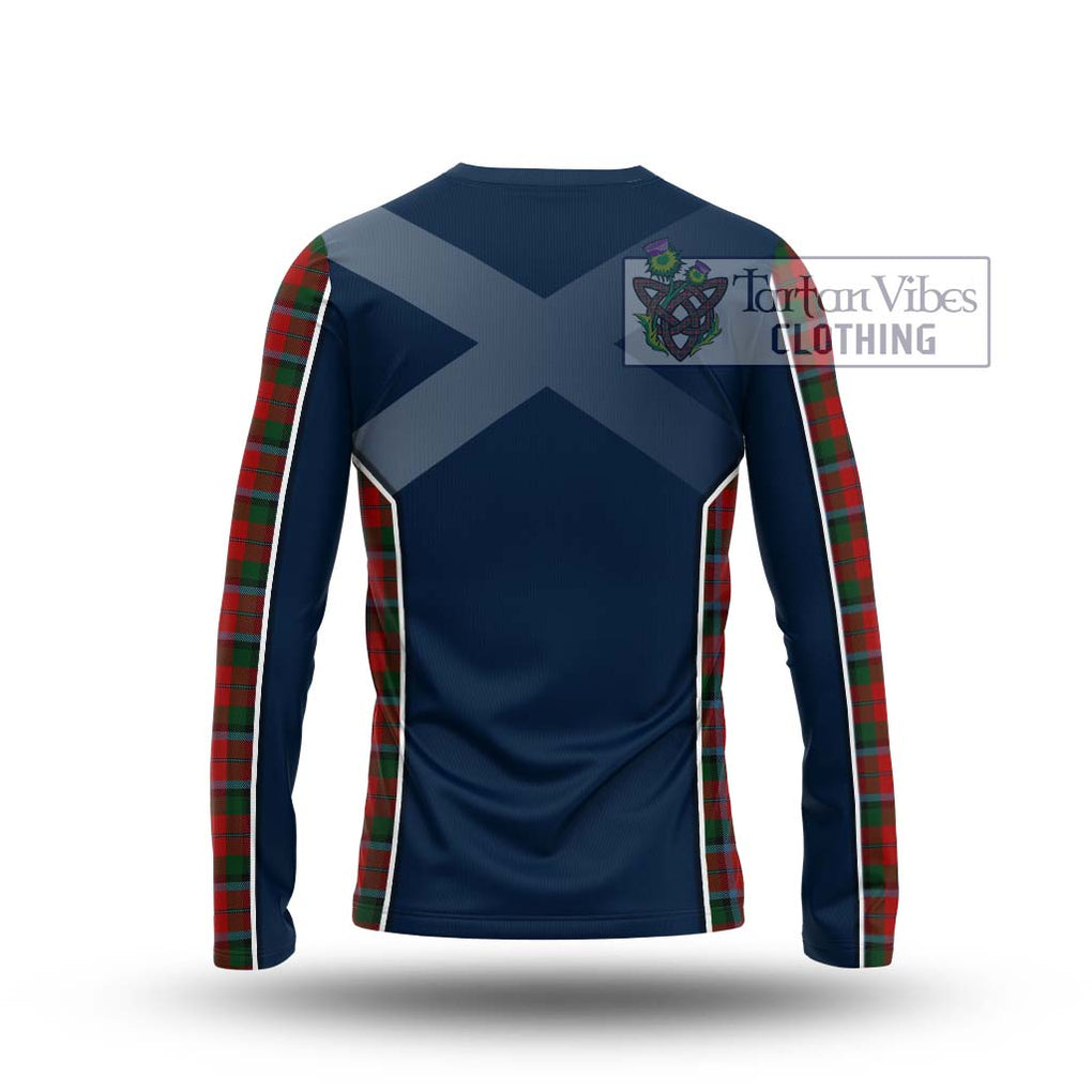 MacNaughton (McNaughton) Tartan Long Sleeve T-Shirt with Family Crest and Lion Rampant Vibes Sport Style - Tartan Vibes Clothing