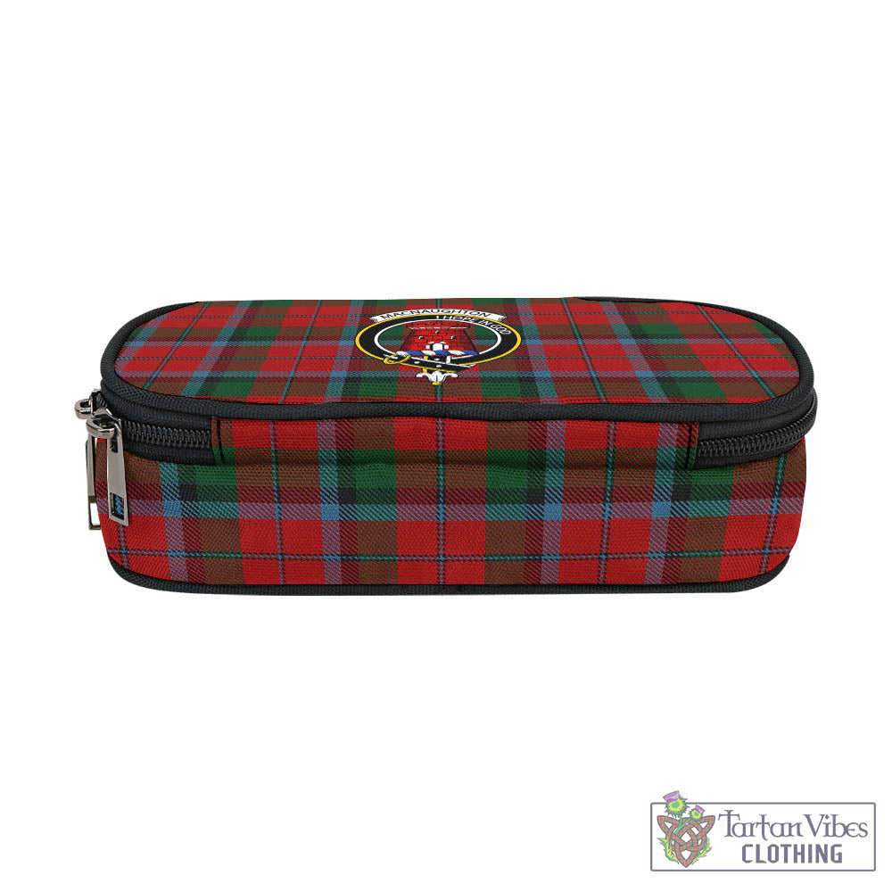 Tartan Vibes Clothing MacNaughton Tartan Pen and Pencil Case with Family Crest