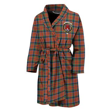 MacNaughton Ancient Tartan Bathrobe with Family Crest