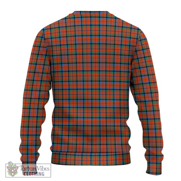 MacNaughton Ancient Tartan Ugly Sweater with Family Crest DNA In Me Style