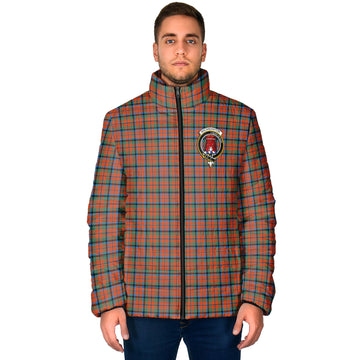 MacNaughton Ancient Tartan Padded Jacket with Family Crest