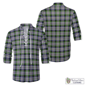 MacNaughton Dress Tartan Men's Scottish Traditional Jacobite Ghillie Kilt Shirt