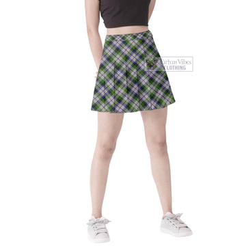 MacNaughton Dress Tartan Women's Plated Mini Skirt Cross Style