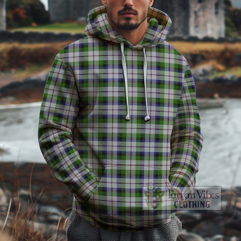 MacNaughton Dress Tartan Cotton Hoodie Pullover Hoodie XS - Tartan Vibes Clothing