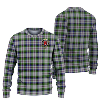 MacNaughton Dress Tartan Ugly Sweater with Family Crest