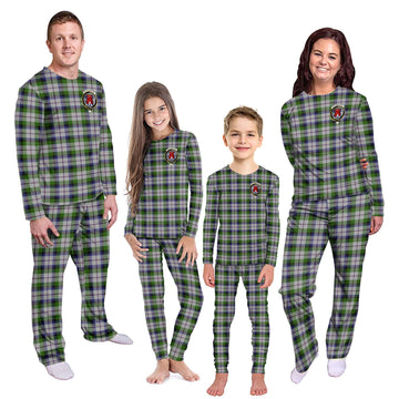 MacNaughton Dress Tartan Pajamas Family Set with Family Crest