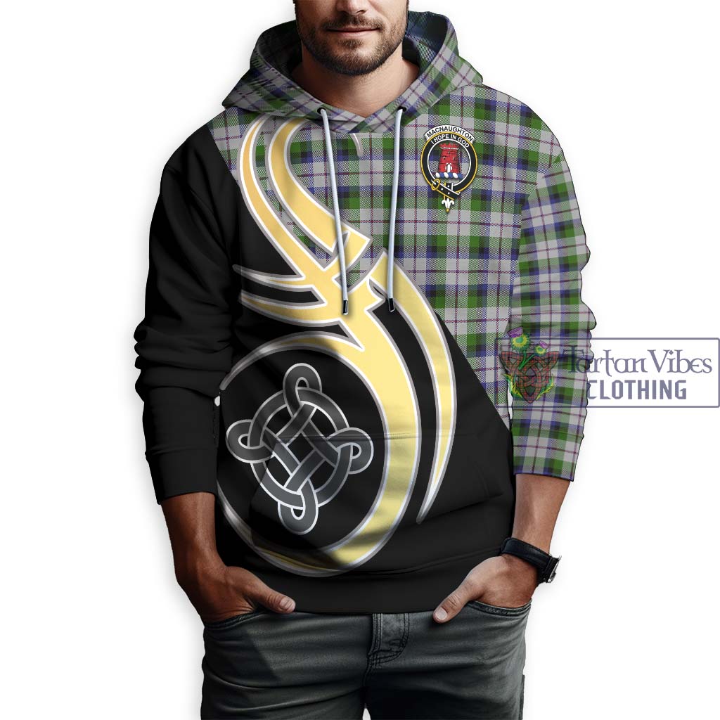 MacNaughton Dress Tartan Hoodie with Family Crest and Celtic Symbol Style Zip Hoodie - Tartan Vibes Clothing