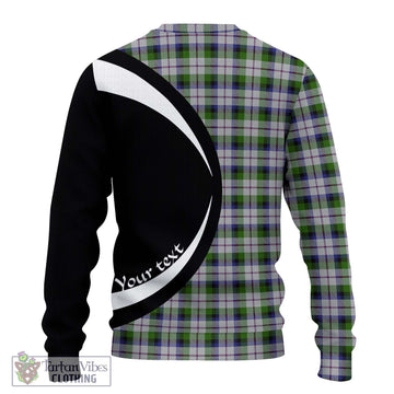 MacNaughton Dress Tartan Ugly Sweater with Family Crest Circle Style