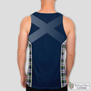 MacNaughton Dress Tartan Men's Tanks Top with Family Crest and Scottish Thistle Vibes Sport Style