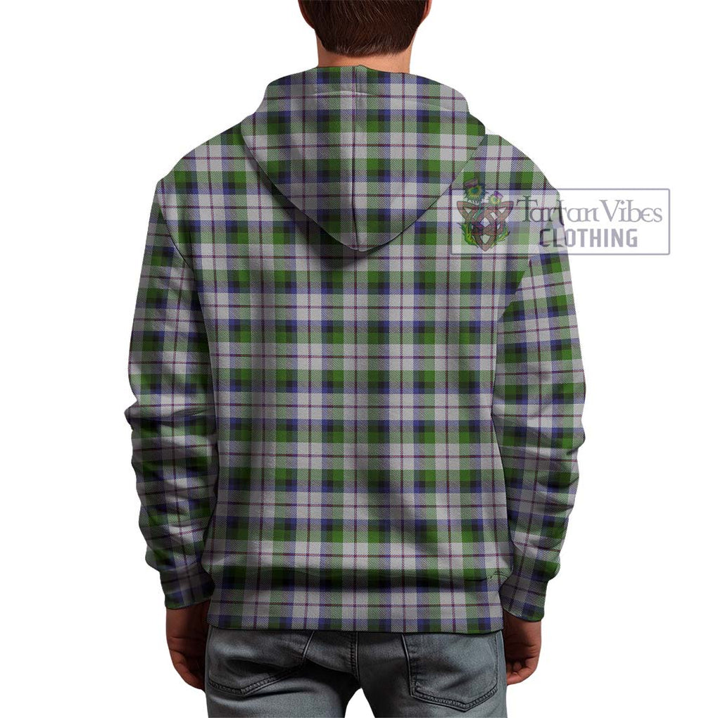 MacNaughton Dress Tartan Hoodie with Family Crest DNA In Me Style - Tartanvibesclothing Shop