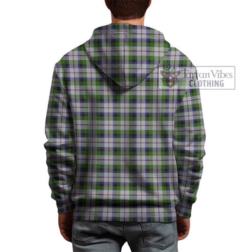 MacNaughton Dress Tartan Hoodie with Family Crest DNA In Me Style