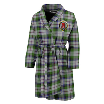 MacNaughton Dress Tartan Bathrobe with Family Crest