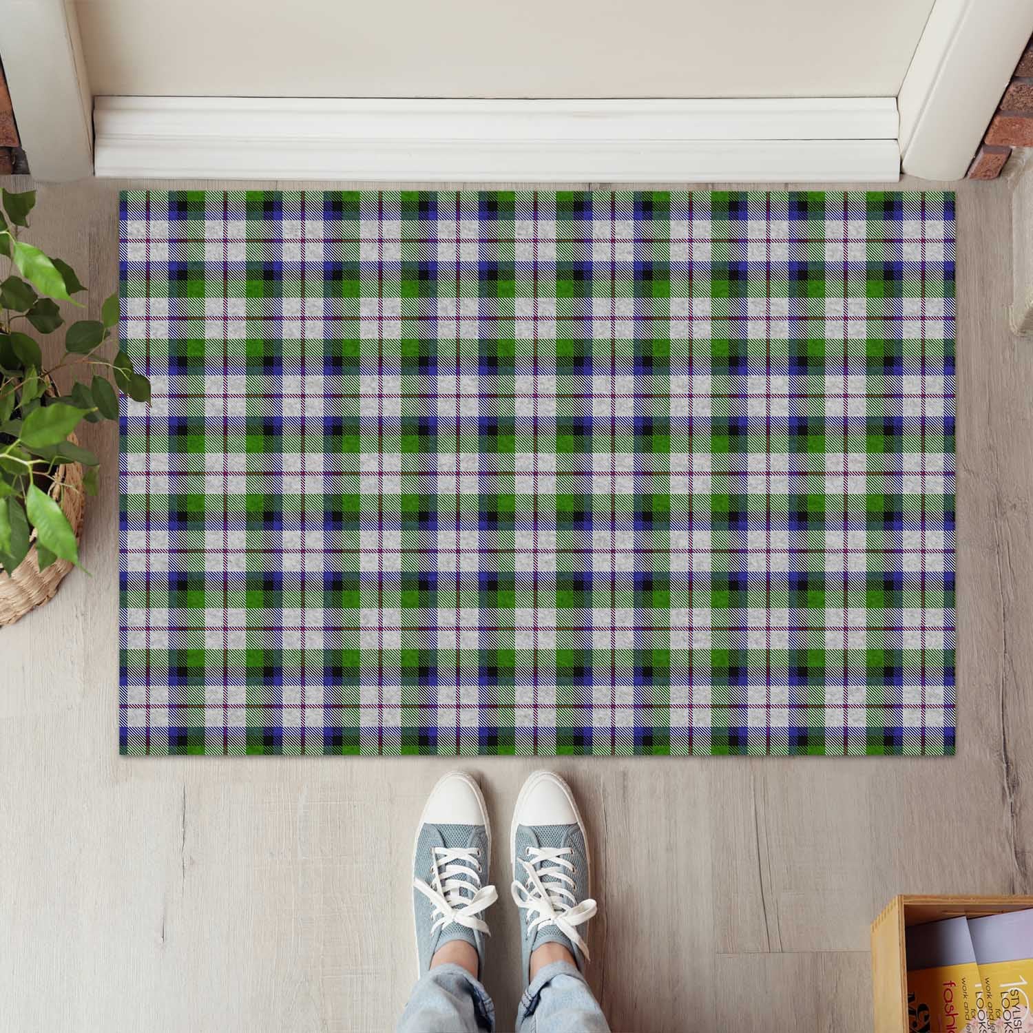 MacNaughton Dress Tartan Door Mat - Tartanvibesclothing