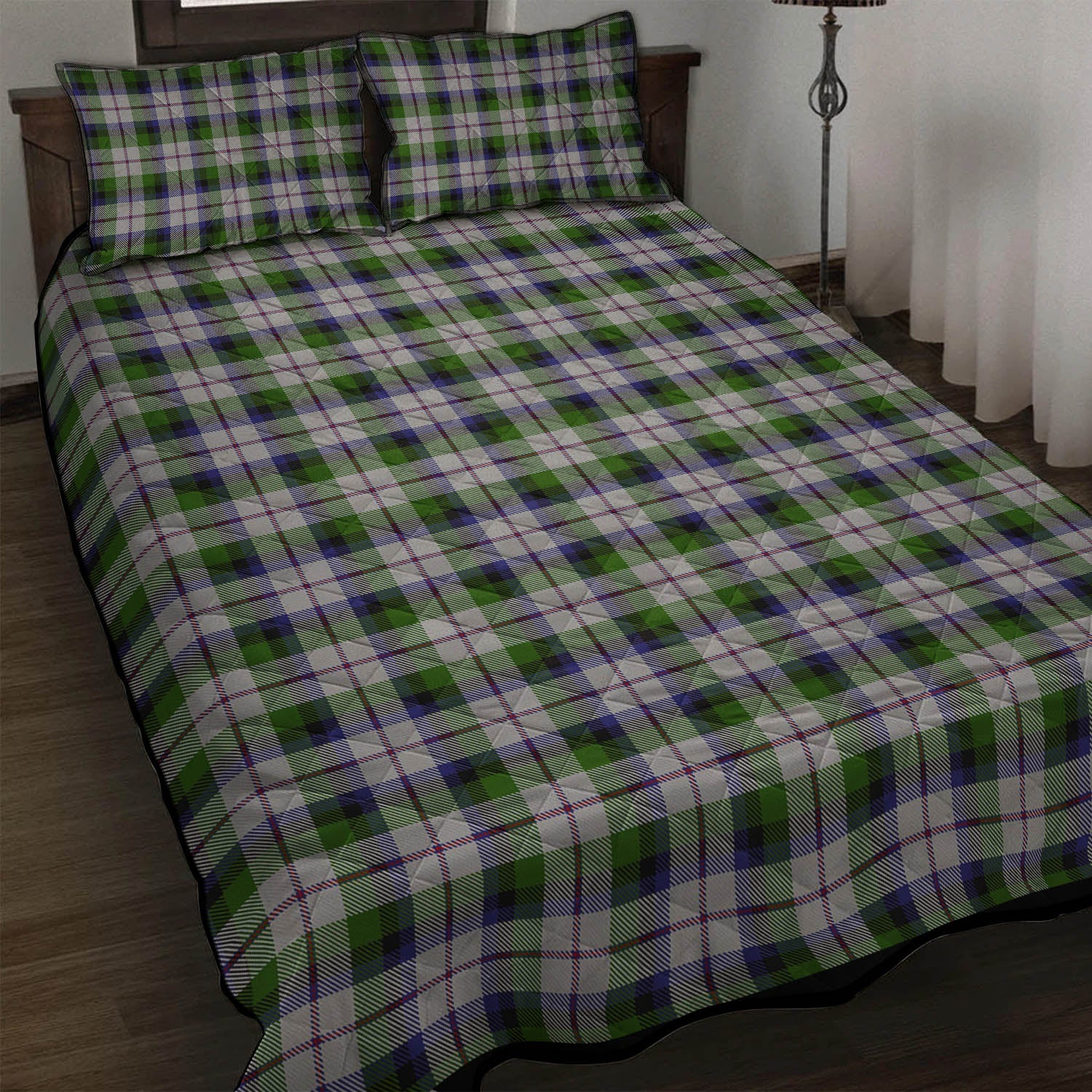 MacNaughton Dress Tartan Quilt Bed Set - Tartan Vibes Clothing