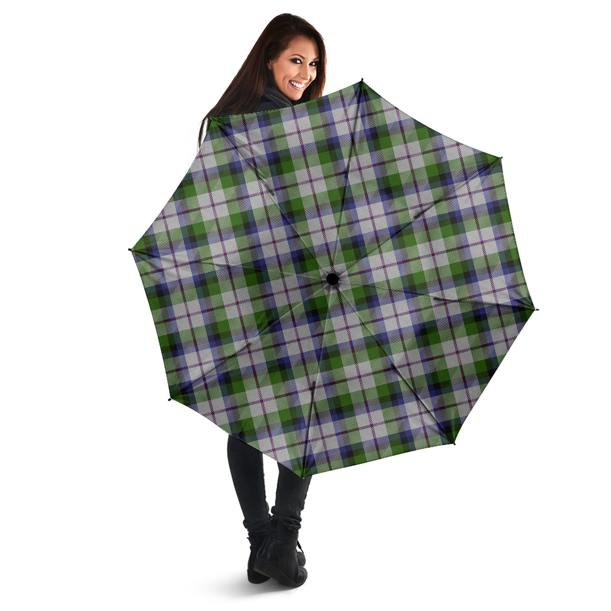 MacNaughton Dress Tartan Umbrella - Tartanvibesclothing